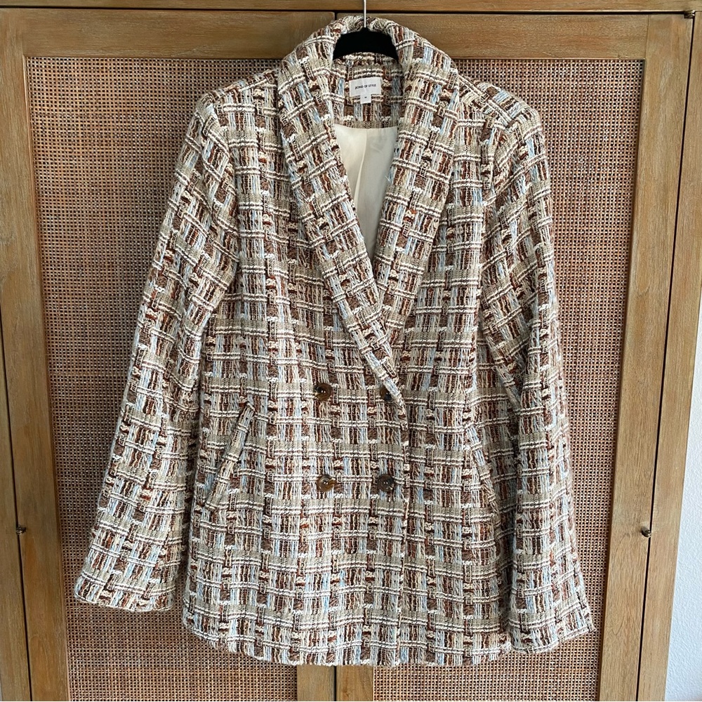 Song of Style Tweed Marley Jacket Blazer - Picture 6 of 10